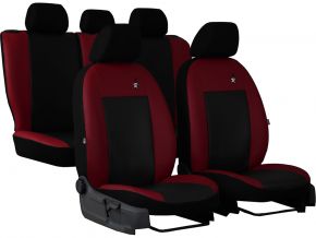 Fundas de asiento universales Piel ROAD borgoña