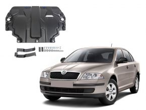 Protectores  de motor y caja de cambios Skoda  Octavia А5 se adapta todos motores 2008-2013