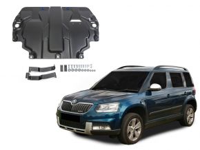 Protectores  de motor y caja de cambios Skoda  Yeti se adapta todos motores 2009-2017