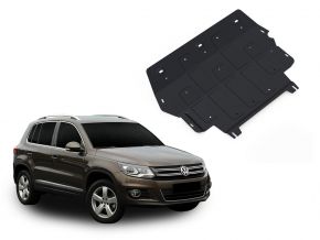 Protectores  de motor y caja de cambios Volkswagen Tiguan 2,0TSI; 2,0TDI 2008-2011; 2011-2016