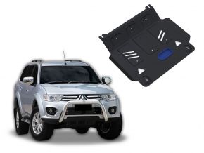 Cubierta de motor de acero para MITSUBISHI PAJERO SPORT / CHALLENGER / MONTERO SPORT 3,0; 3,2 2007-2015