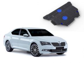 Protectores  de motor y caja de cambios Skoda Superb FWD/4WD 1,4TSI; FWD/4WD 1,8TSI; FWD/4WD 2,0TSI 2015-