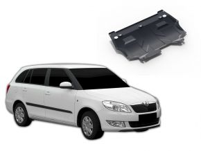 Protectores  de motor y caja de cambios Skoda Fabia 1,2; 1,4; 1,6 2007-2015