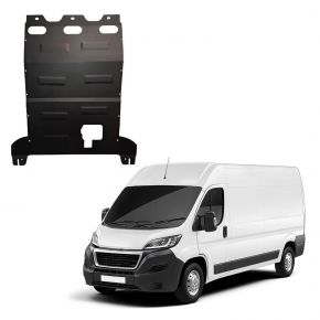 Protección de acero para motor, caja de cambios y radiador para Peugeot Boxer apto para todas las motorizaciones 2024-