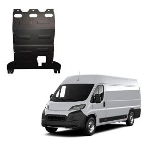 Protección de acero para motor, caja de cambios y radiador para Toyota ProAce Max apto para todas las motorizaciones 2024-