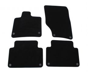 Alfombrillas de coche a medida de moqueta para Audi Q7 2006-2014 (5 puertas) (4 piezas)