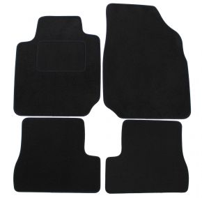 Alfombrillas de coche a medida de moqueta para Nissan Micra K12 2003-2009 (4 piezas)