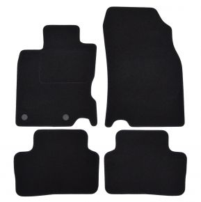 Alfombrillas de coche a medida de moqueta para Nissan Qashqai 2014-2018 (4 piezas)