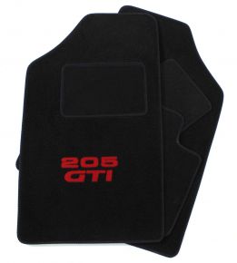 Alfombrillas de coche a medida de moqueta para Peugeot 205 GTI 1986-2003 (4 piezas)