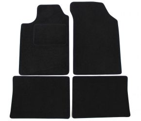 Alfombrillas de coche a medida de moqueta para Renault Clio II 1998-2005 (4 piezas)