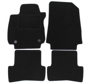 Alfombrillas de coche a medida de moqueta para Renault Clio IV 2012-2019 (4 piezas)