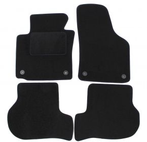 Alfombrillas de coche a medida de moqueta para Seat Leon 2006-2012 (4 piezas)