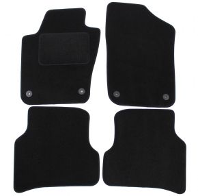 Alfombrillas de coche a medida de moqueta para Volkswagen Polo 6R 2008-2016 (4 piezas)