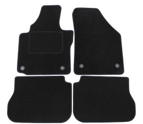 Alfombrillas de coche a medida de moqueta para Volkswagen Caddy 2003-2015 (4 piezas)