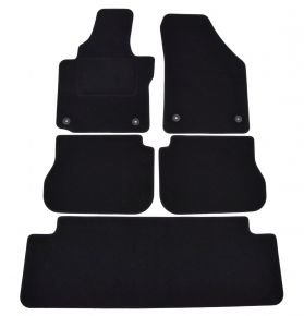 Alfombrillas de coche a medida de moqueta para Volkswagen Caddy 2015-2020 (7 plazas) (5 piezas)