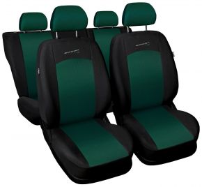 Fundas de asiento universales SPORT LINE verde