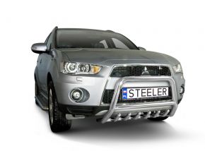 Bullbar delanteros Steeler para Mitsubishi Outlander 2010-2012 Modelo G