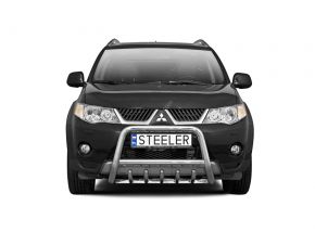 Bullbar delanteros Steeler para Mitsubishi Outlander 2007-2010 Modelo G