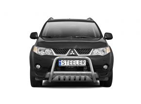 Bullbar delanteros Steeler para Mitsubishi Outlander 2007-2010 Modelo S