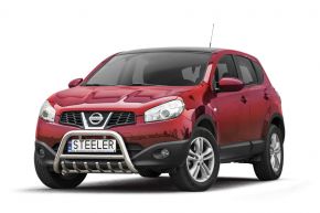 Bullbar delanteros Steeler para Nissan Qashqai 2010-2013 Modelo G