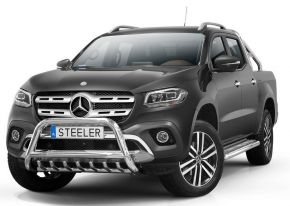 Bullbar delanteros Steeler para MERCEDES X-CLASS 2017- Modelo G