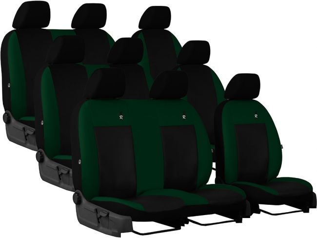 Funda De Asiento A Medida VAUXHALL VIVARO C 2019-2025 - Tela Gris, Compatible Airbag, Incluye Reposacabezas