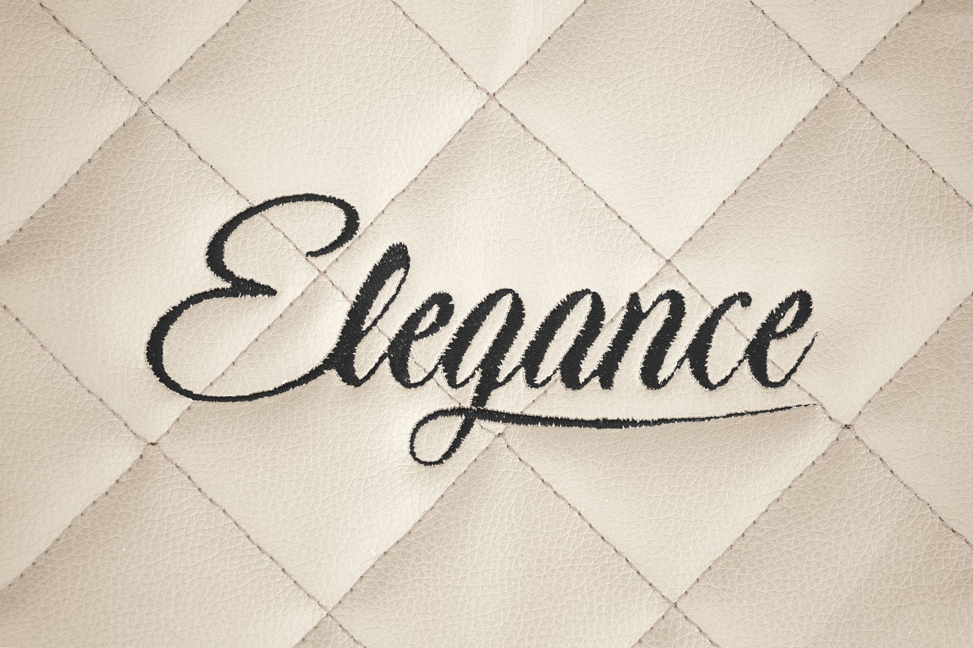 Detalle del bordado Elegance: Beige claro