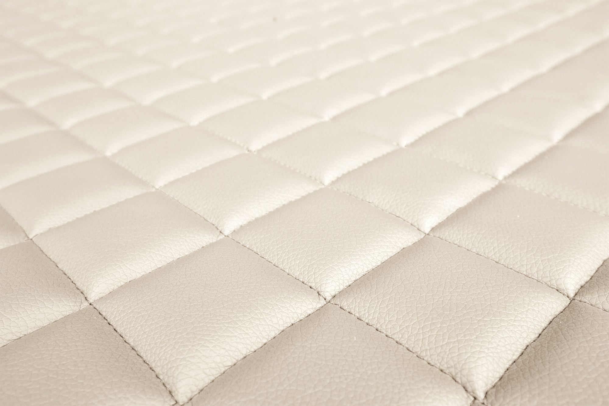 Detalle de la superficie y del acolchado de las fundas ELEGANCE Q: Beige claro