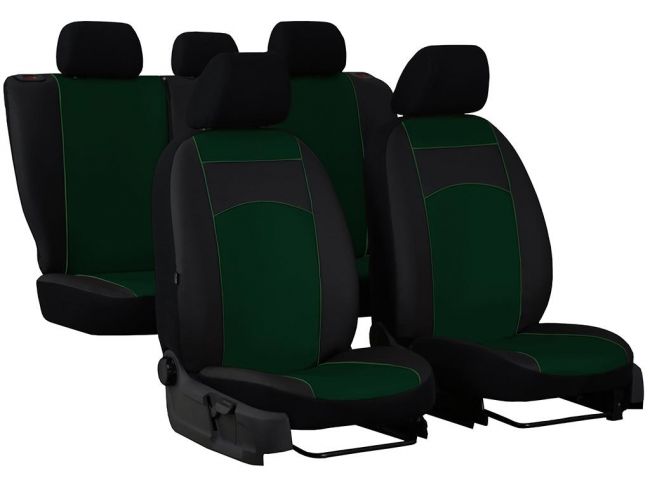 Tela Suave Fundas de Asiento Renault Trafic 2+1 Rojo Individual Doble Confort